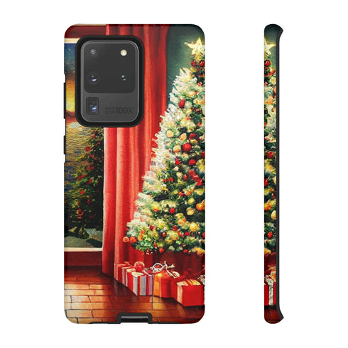 Christmas Tree in Cozy Holiday Home - Impact Resistant Phone Case Samsung Galaxy S20 Ultra Matte